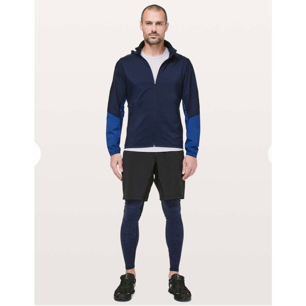 Lululemon Active Jacket, True Navy / Dark Royal, Size Small